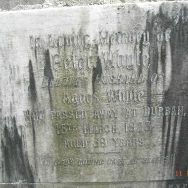 WHYTE Peter –1923 :: WHYTE Desmond Charles Peter -1925 :: WHYTE Charles George Randolph --1951 