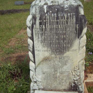 WHITE Joseph -1912 &amp; Eliza Mitchell 1843-1932 :: WHITE William -1952