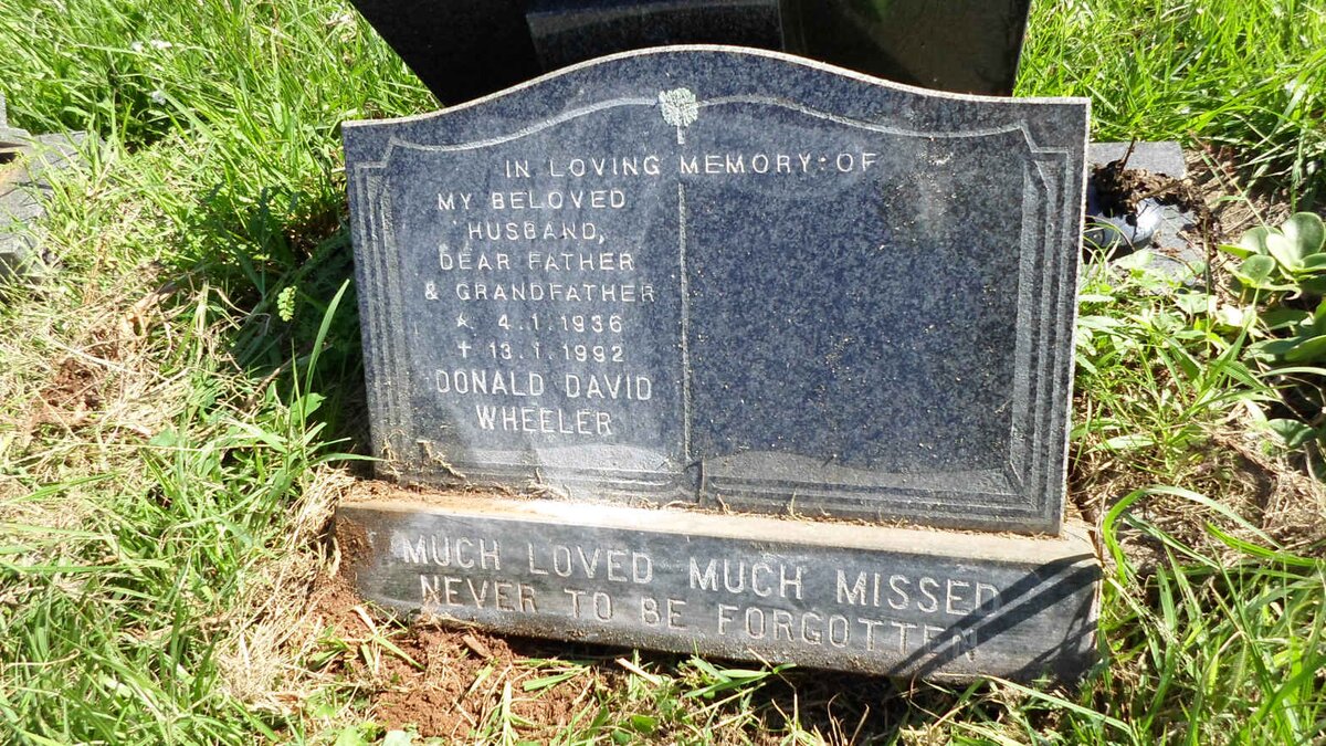 WHEELER Donald David 1936-1992