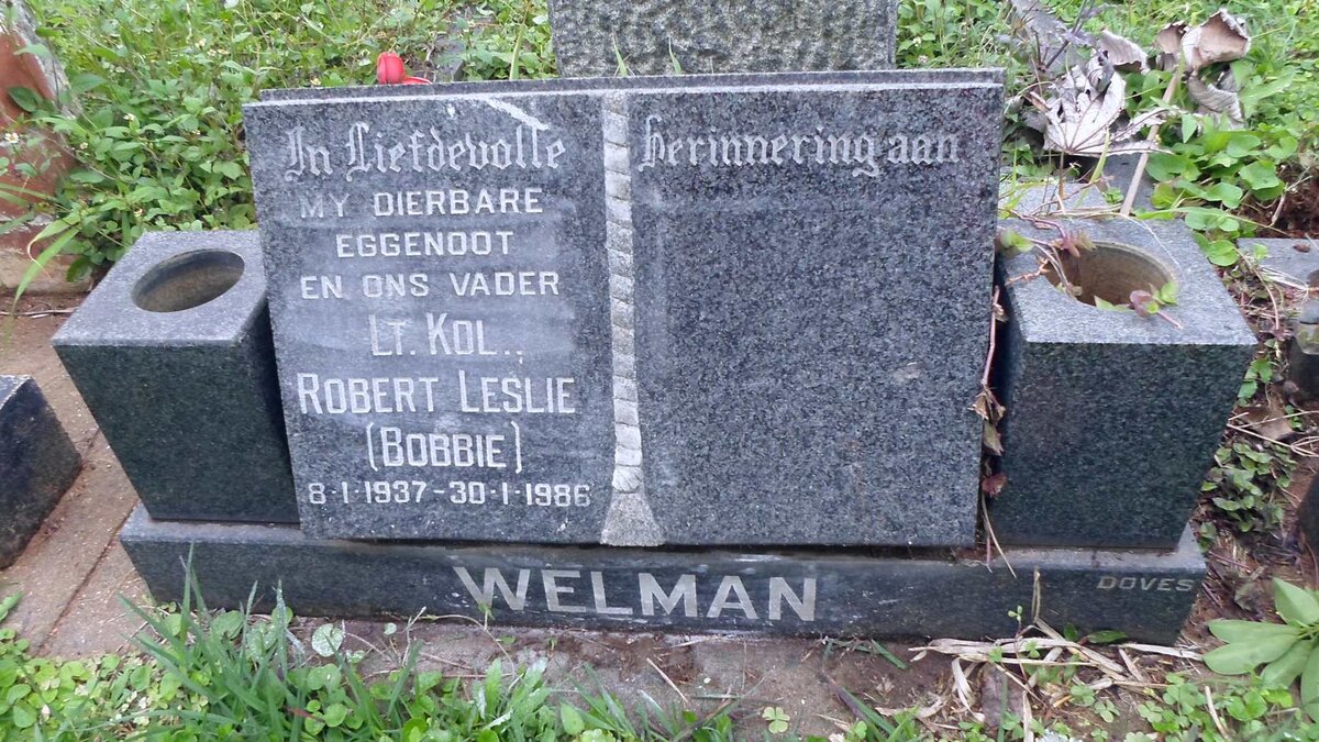 WELMAN Robert Leslie 1937-1986