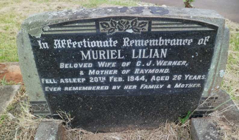 WERNER Muriel Lilian -1944