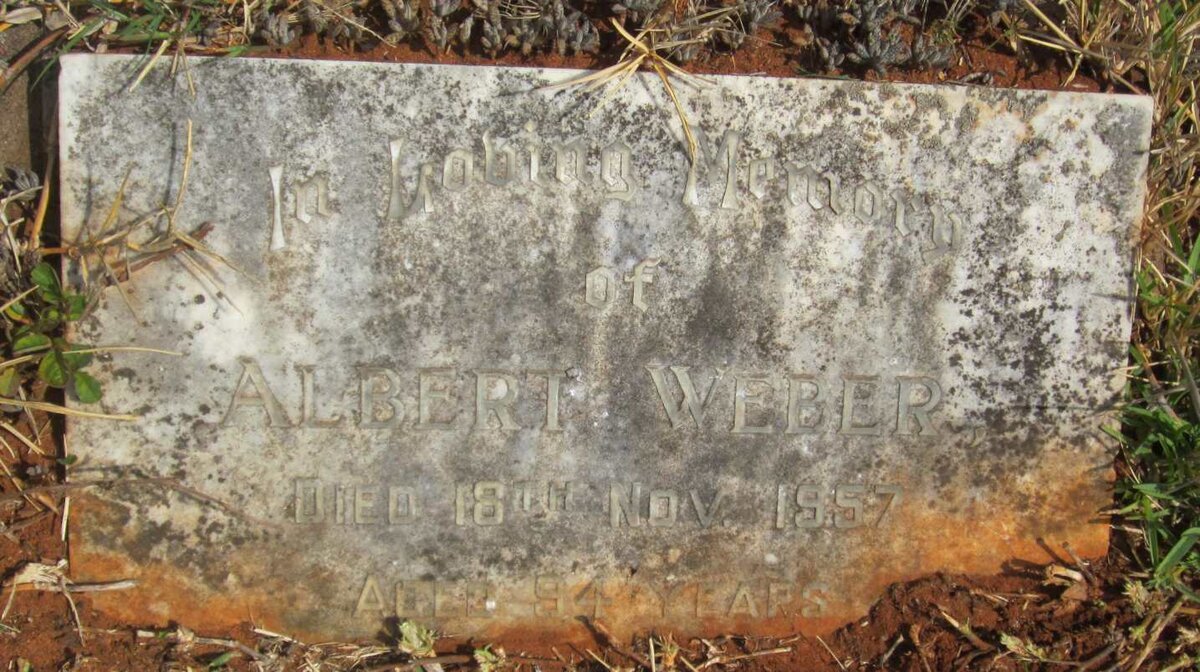WEBER Albert -1957