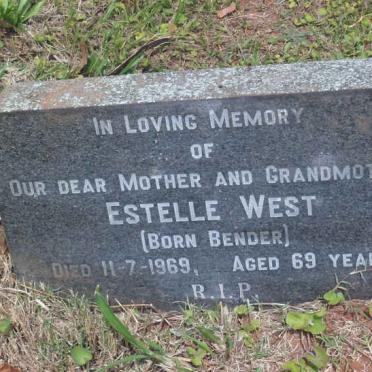 WEST Estelle nee BENDER -1969