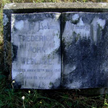 WEDLAKE Frederick John -1947