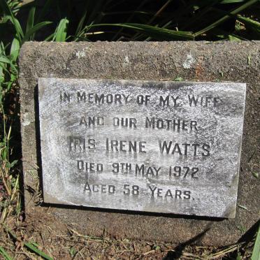 WATTS Iris Irene -1972