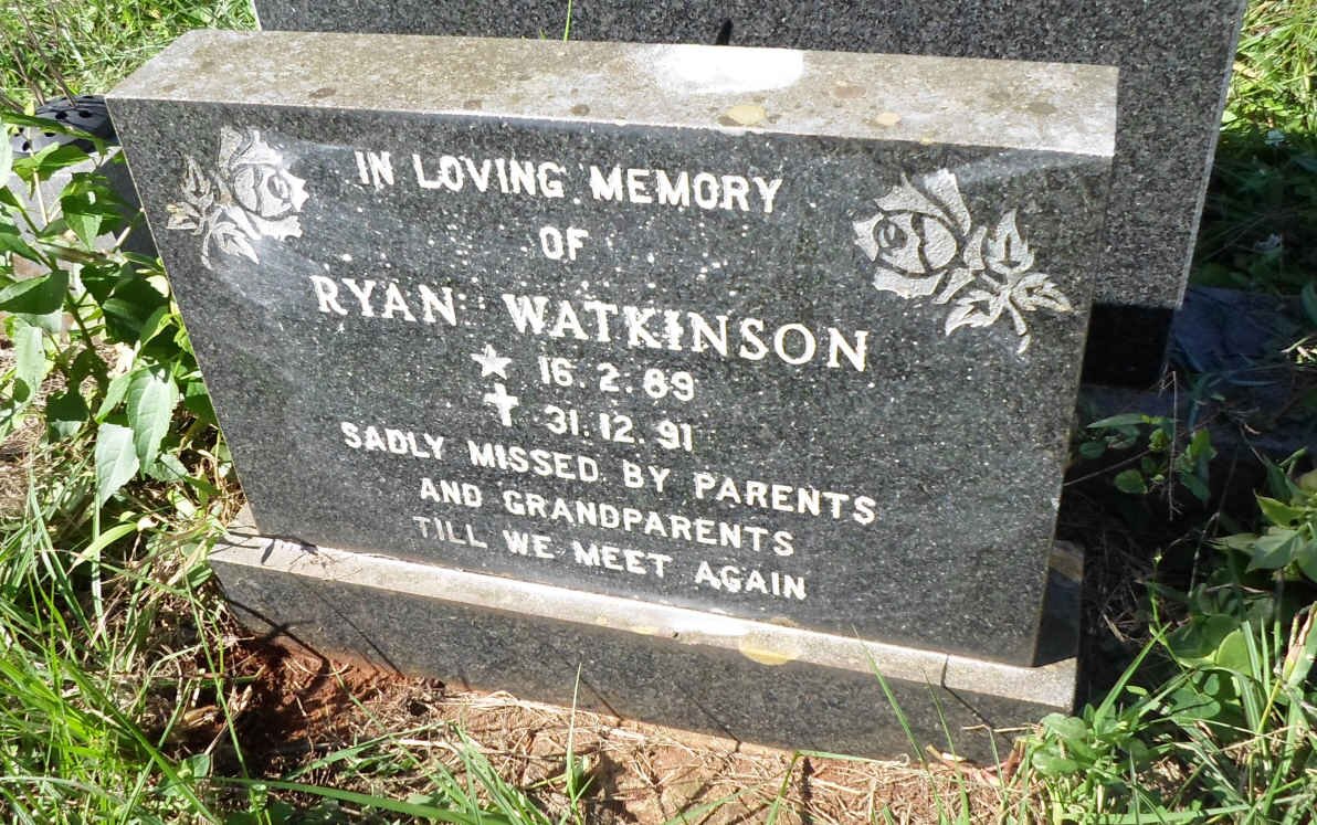 WATKINSON Ryan 1989-1991