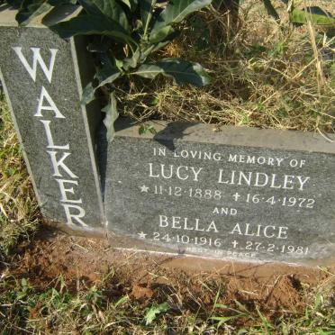 WALKER Lucy Lindley 1888-1972 :: WALKER Bella Alice 1916-1981