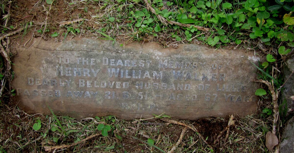 WALKER Henry William -1951