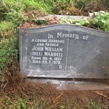 WARDELL John William 1897-1978