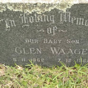 WAAGE Glen 1962-1968