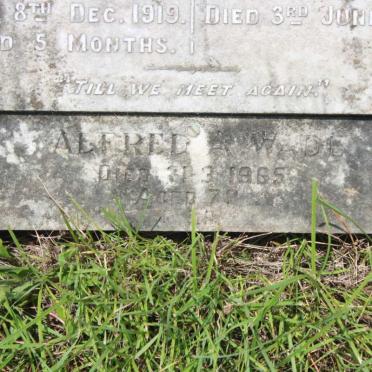 WADE Alfred A. -1965