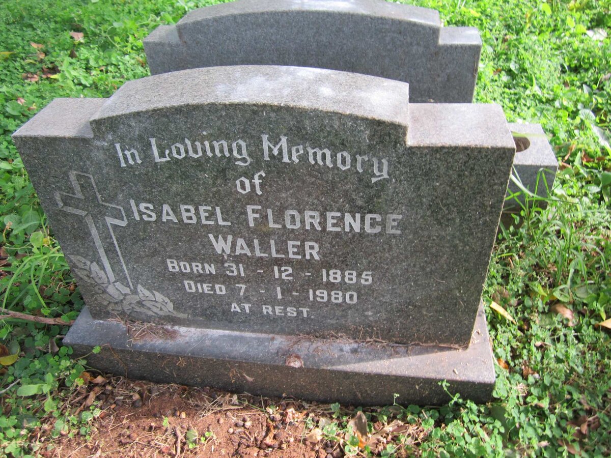 WALLER Isabel Florence 1885-1980