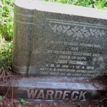 WARDECK John Richard 1918-1979