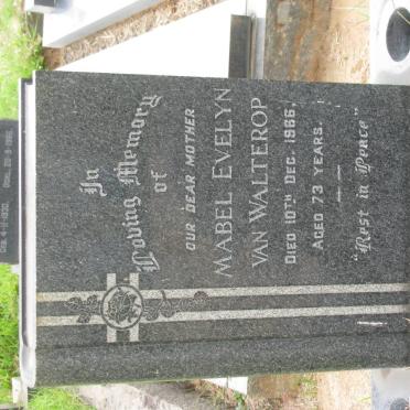WALTEROP Mabel Evelyn, van -1966