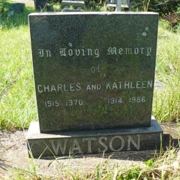 WATSON Charles -1970 &amp; Kathleen -1986