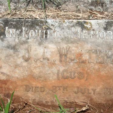 WALTERS J.A. -1919 &amp; Margaret -1930