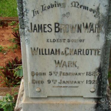 WARK James Brown 1882-1921 