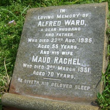 WARD Alfred -1935 &amp; Maud Rachel -1951 