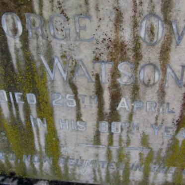 WATSON George Owler -1966