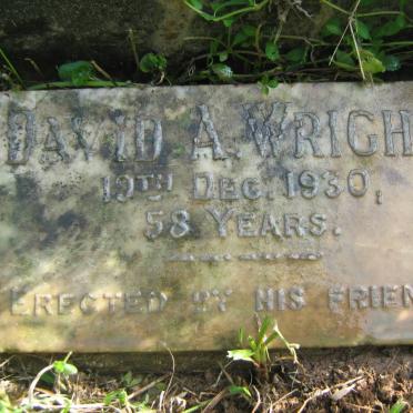 WRIGHT David A. -1930