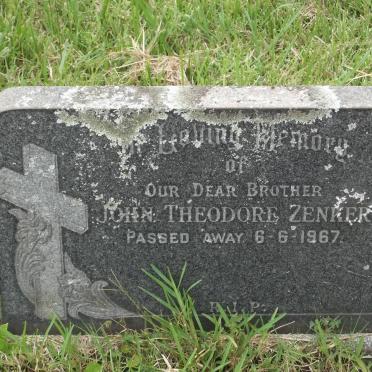 ZENKER John Theodore -1967