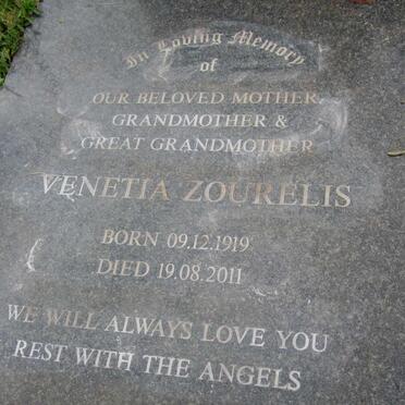 ZOURELIS Peter -1961 &amp; Venetia 1919-2011