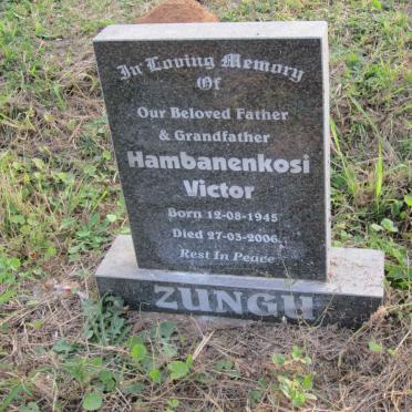 ZUNGU Hambanenkosi Victor 1945-2006