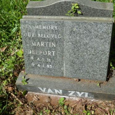 ZYL Martin Delport, van 1931-1985