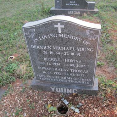 YOUNG Thomas Sowanthalay 1932-2012 :: YOUNG Thomas Rudolf 1934-2002 :: YOUNG Derrick Michael 1964-1991