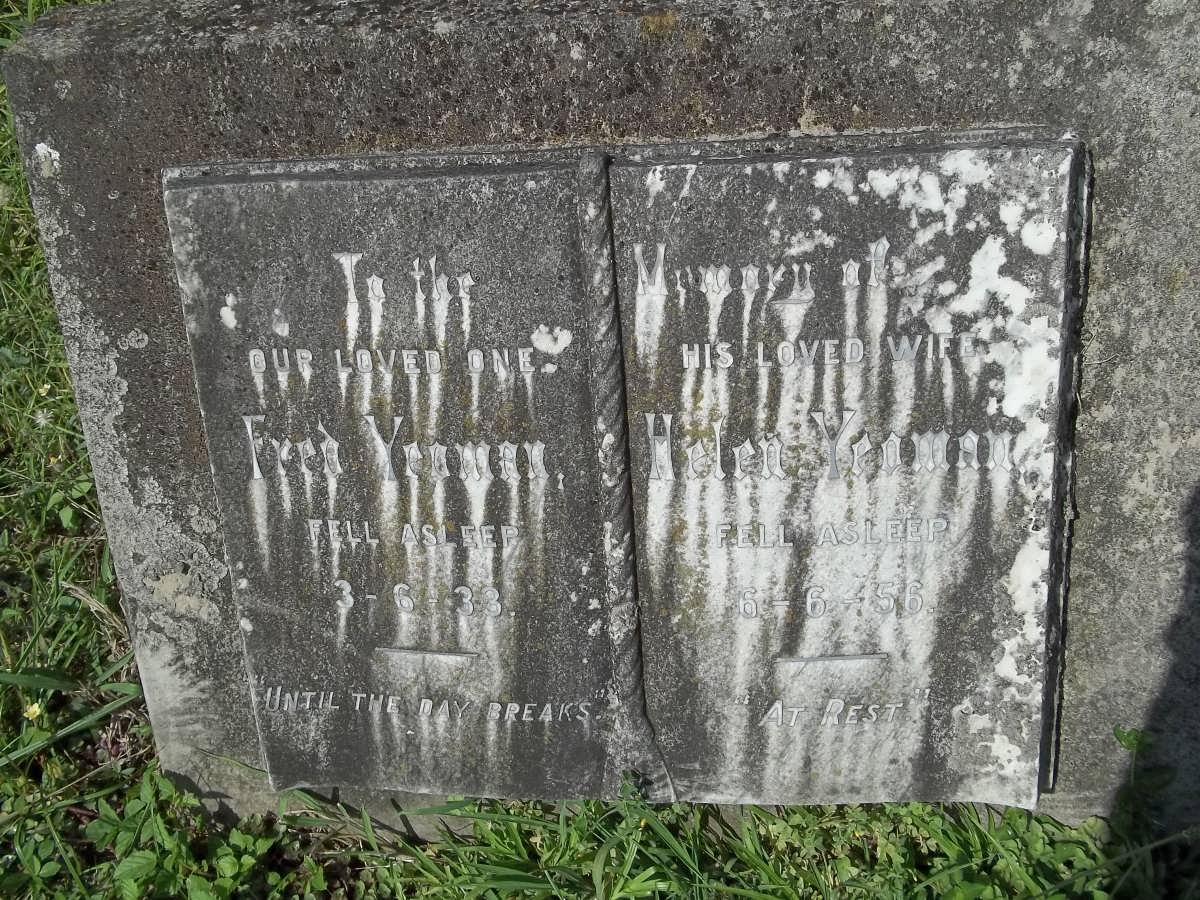 YEOMAN Fred -1933 &amp; Helen -1956