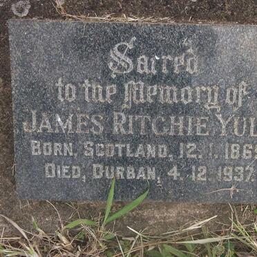 YULE James Ritchie 1869-1937