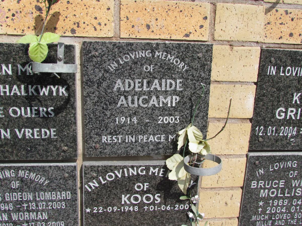 AUCAMP Adelaide1914-2003