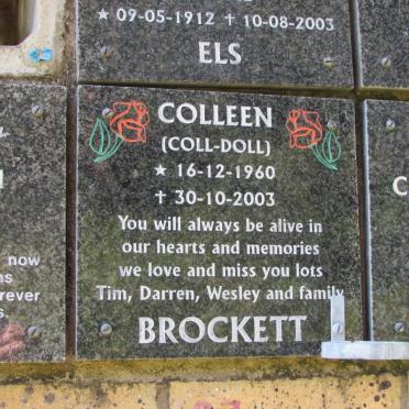 BROCKETT Colleen 1960-2003