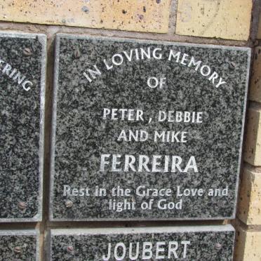 FERREIRA Peter :: FERREIRA Debbie :: FERREIRA Mike