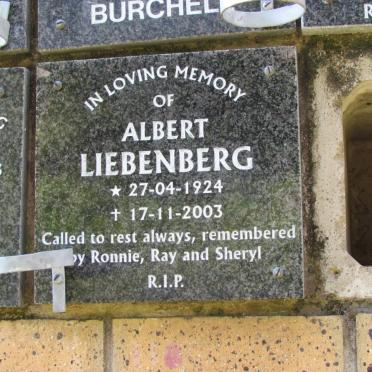 LIEBENBERG Albert 1924-2003