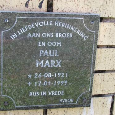 MARX Paul 1921-1999