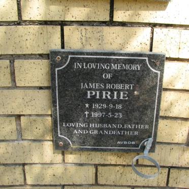 PIRIE James Robert 1929-1997