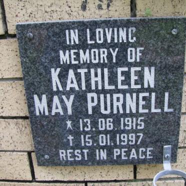 PURNELL Kathleen May 1915-1997