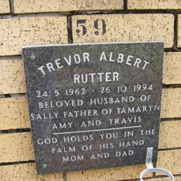 RUTTER Trevor Albert 1962-1994