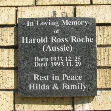 ROCHE Harold Ross 1937-1997