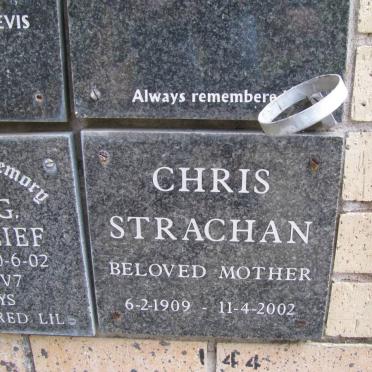 STRACHAN Chris 1909-2002