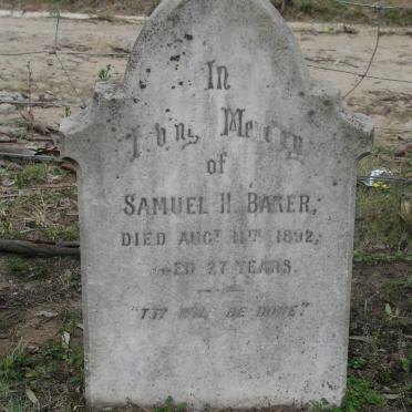 BAKER Samuel H. -1892