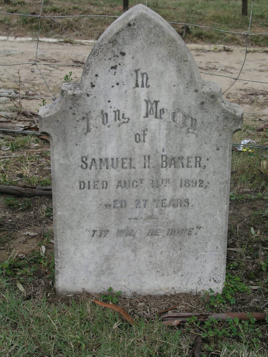 BAKER Samuel H. -1892