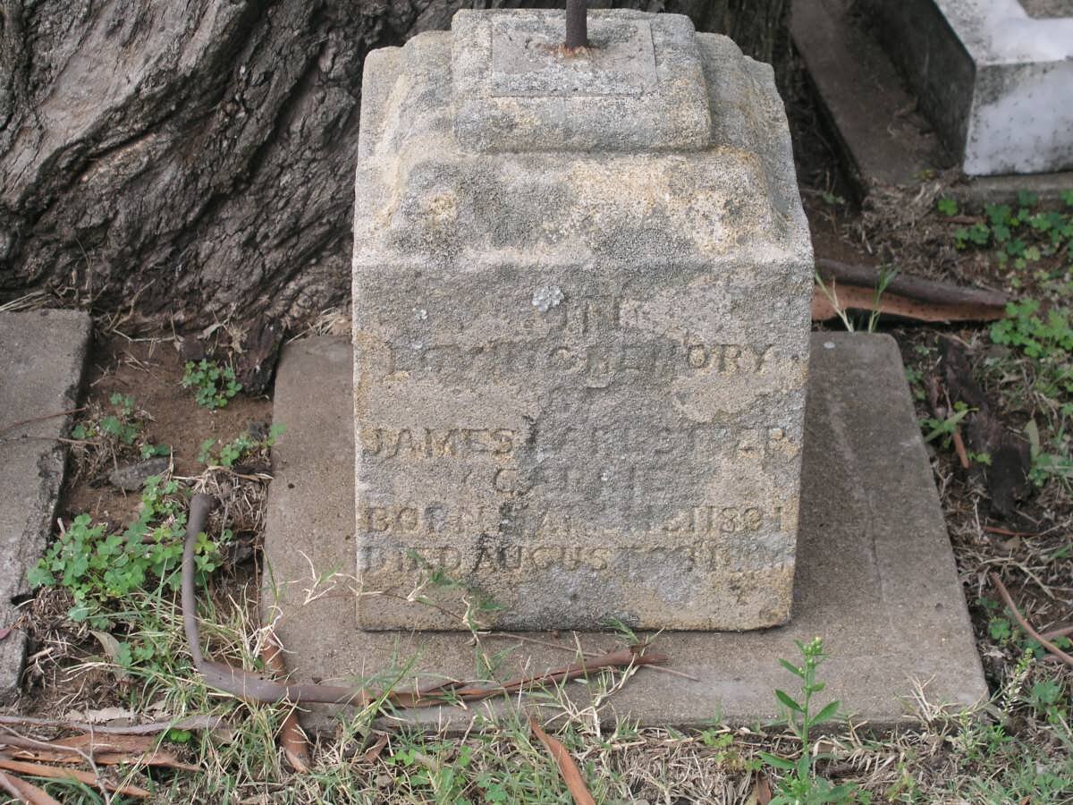 ?RRIE James ??ster 1891-