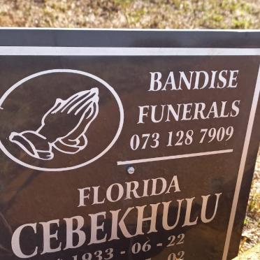 CEBEKHULU Florida 1933-2017