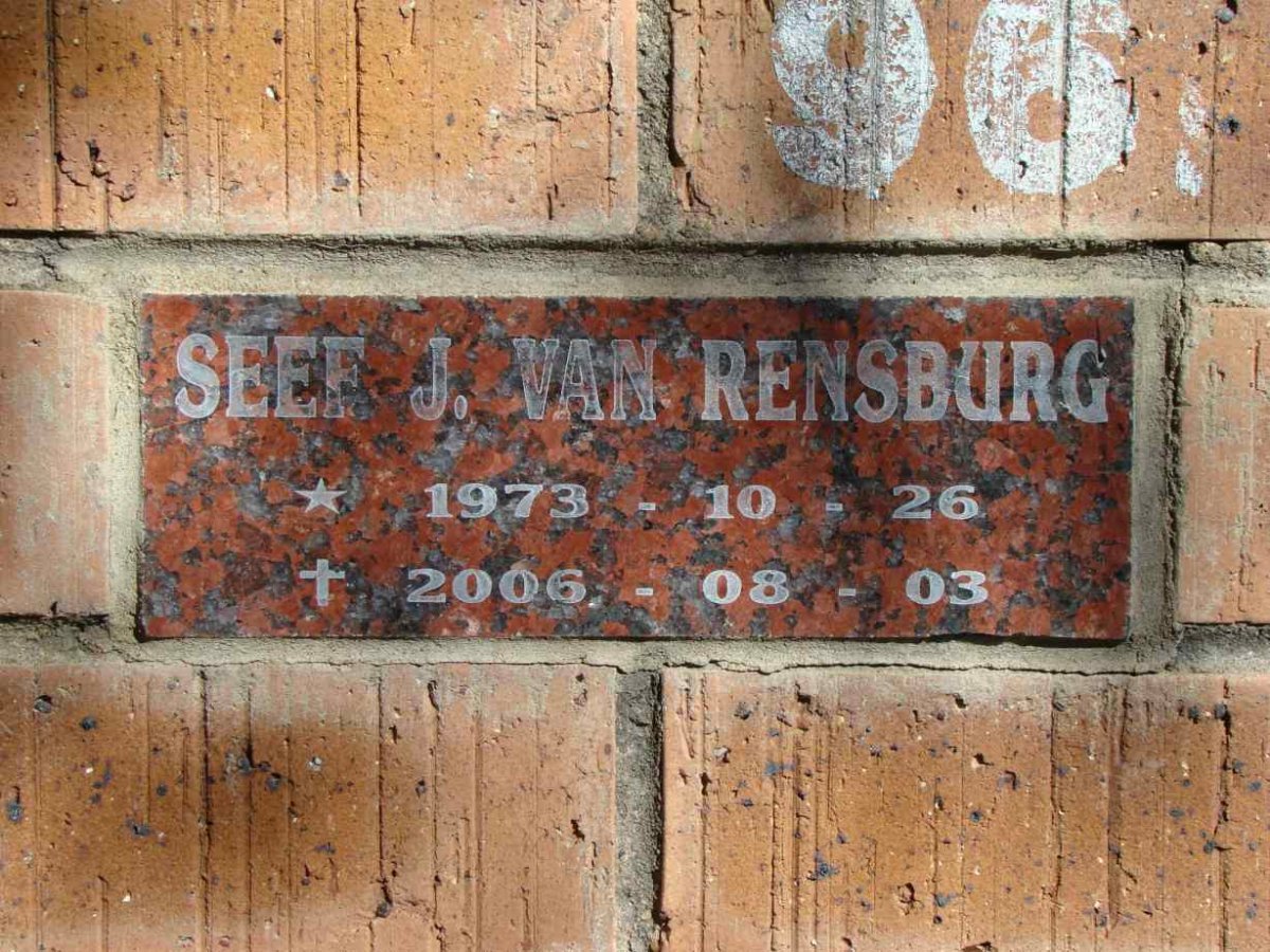 RENSBURG Seef J., van 1973-2006