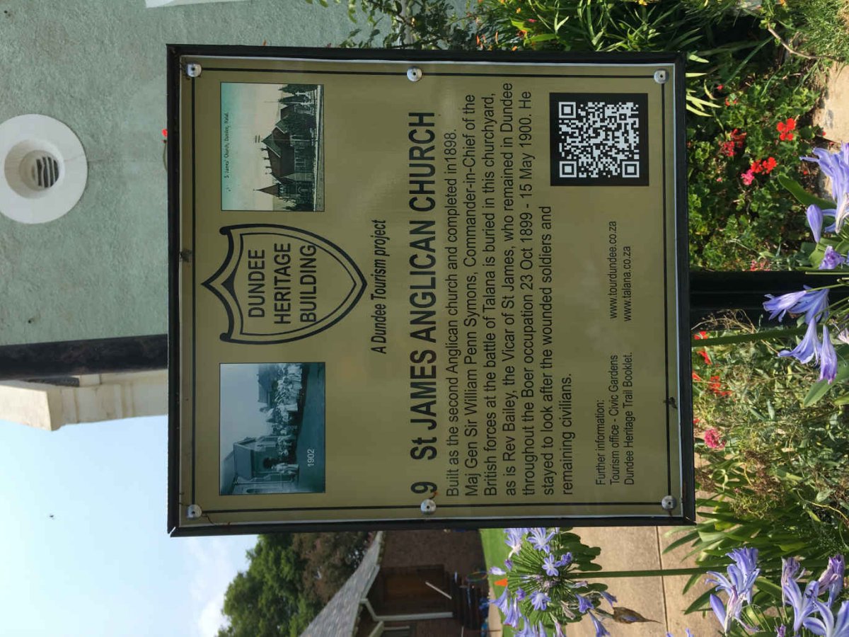 4. St James Anglican Church information signboard