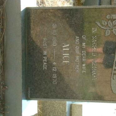 AUDIE Alice 1910-1970