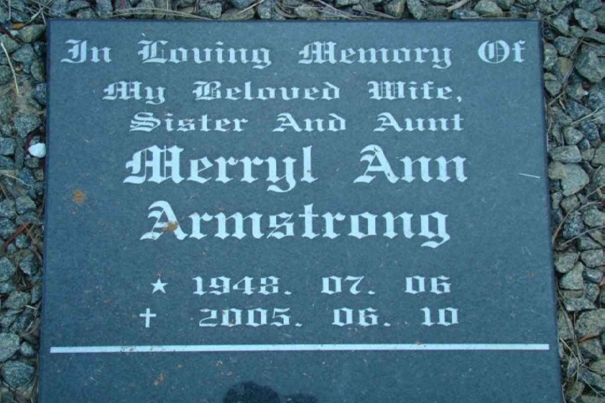 ARMSTRONG Merryl Ann 1948-2005
