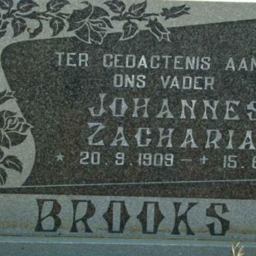 BROOKS Johannes Zacharias 1909-1985